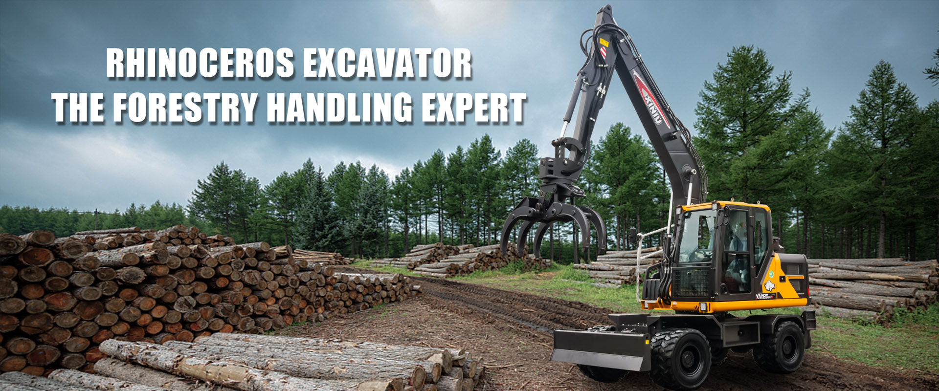 Rhinoceros clamp excavator