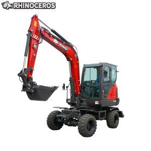 wheel type excavator
