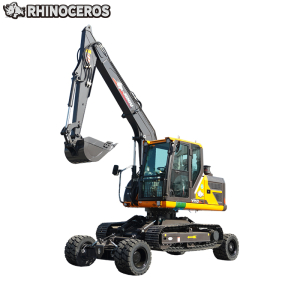 mini wheel excavator
