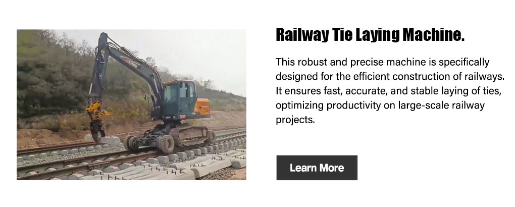 Railway Tie Laying Machine